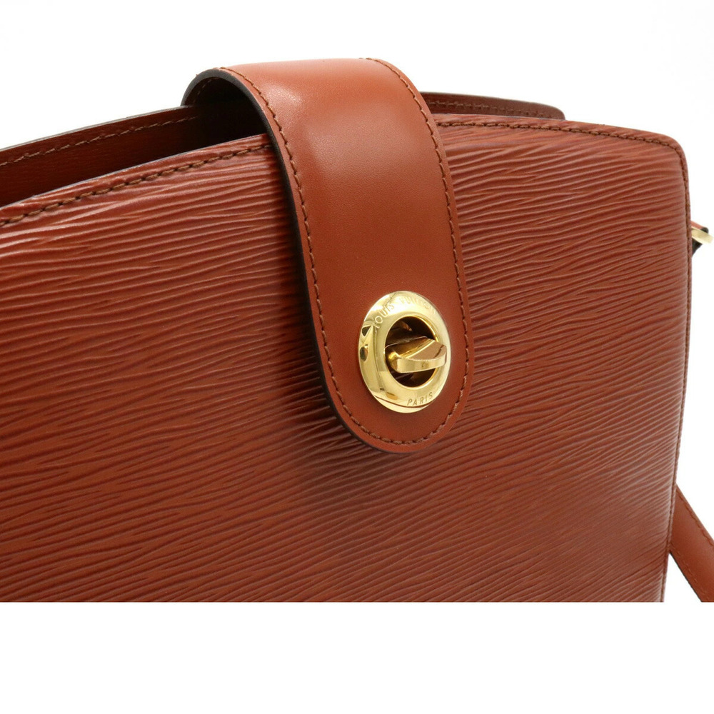 LOUIS VUITTON Epi Capucines Shoulder Bag Crossbody Kenya Brown - Picture 9 of 9